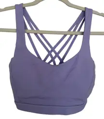 Lululemon Women's Free To Be Serene Bra Light Support, Purple, Size 10, Like New