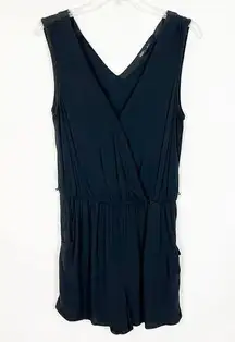 Bebop Black Sleeveless Romper Juniors L