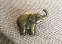 Vintage Signed JJ Mini Elephant Pin
