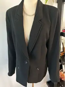 White House black market black blazer size 12