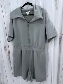 Rae Mode Women’s 3XL Green Romper Jumpsuit