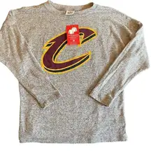 Spirit Jersey Women’s soft NEW cavaliers Cleveland long sleeve crew neck XS