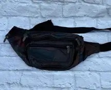 Retro Leather Patchwork Fanny Pack