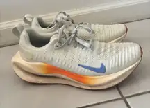 Nike Womens ReactX Infinity Run 4 DR2670-007 White Running Shoes Sneakers Sz 6.5