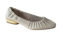 Anne Klein Bone Calliope Ballet Flat Shoes Size 8.5