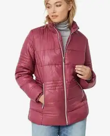 NEW Women's Plus Size Zip Up Puffer Jacket Size 2X