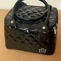 Caboodles Black Quilted Cosmetic Bag