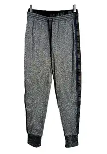 Pink Victorias Secret‎ Pants Women Small Gray Silver Black Sequin Glitter Jogger