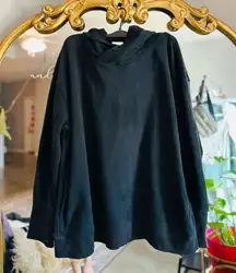 Free people movement black hoodie large nwot