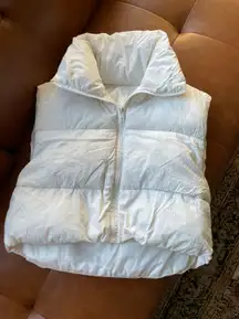 White Puffer Vest