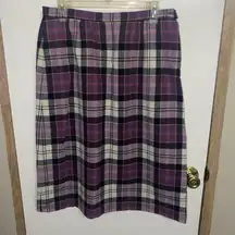 Pendleton Vintage Virgin Wool Lined Pencil Skirt No Size Tag