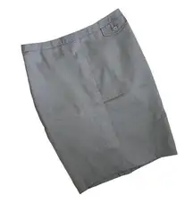 Gap business casual gray pencil skirt small pocket lightweight women size 2
