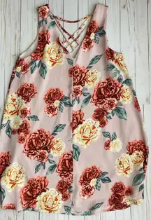 Blush Pink Carnation A-Line Dress Sz M