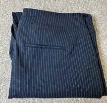 NWT Chico's Brigitte Slim Leg So Slimming Pinstripe Career Pants Size 14R‎