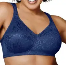 Playtex Blue 18 Hour Ultimate Wireless Lift Unlined 4745 Bra NEW 42D