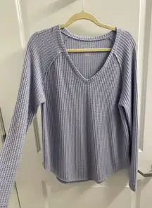 American Eagle A&E Soft and Sexy Waffle Long Sleeves