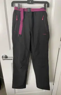 Tofern Women's Softshell Fleece Lined Pants