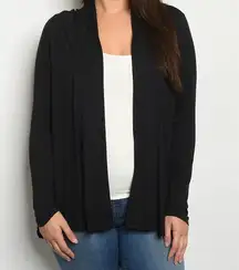Black Long Sleeve Cardigan