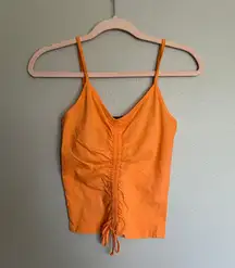 Bright Orange Crop Top