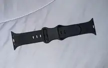 Black Apple Watch Silicone Band