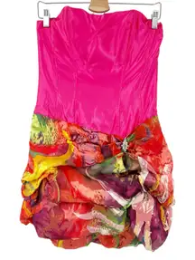 Jessica McClintock x Gunne Sax VTG 80s Prom Cocktail Party‎ Strapless Dress 9