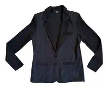 Tart Womens Size Medium Black Blazer Jacket Light Minimalist Business