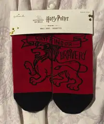 Warner Bros. Gryffindor Bravery Socks - Red and Black
