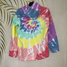 Ivory Ella Elephant Tie Dye Hoodie