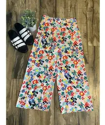 Halogen Atlantic Pacific Pink High Waist Wide Leg Trouser Pants Womens 6 Spring