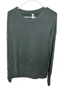 Athleta Green Crewneck Sweatshirt XS‎ Long Sleeve Relaxed Fit Pullover Top