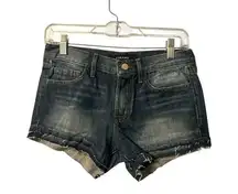 J Brand x Revolve Sachi Light Wash Mid-Rise Cutoff Jean Shorts, Size 28