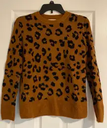 Cheetah Print Sweater 