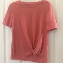 Unique hippie laundry ladies knotted tee small