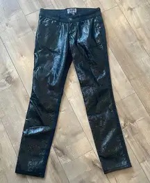 Tripp NYC  2-Tone Skinny Black Pants Twill Sz 25 / 1