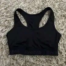 REEBOK SPORTS BRA. Black Size XS