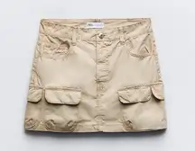 cargo mini skirt