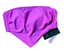 Wild Fable Women's Purple Handkerchief Bandeau Bikini Top - Size Small - NWT