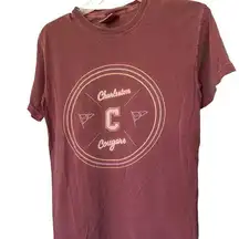 CofC College of Charleston Cougars Comfort Colors Tee Shirt, Small