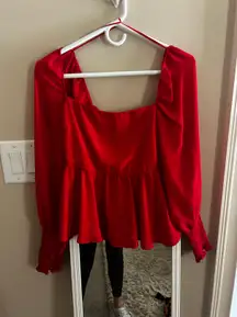 Boutique Red Top