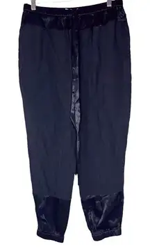 Naked Zebra Womens Mixed Media Dress Pant Rayon Size Medium Office Work Wear‎