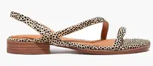 Madewell Dalmatian animal print sandals