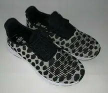 Athletic Works Womens Snow Leopard Print Soft Running Shoe Sneaker Size 9.5