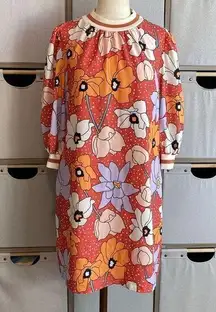 CROSBY by Mollie Burch  floral puff sleeve dress