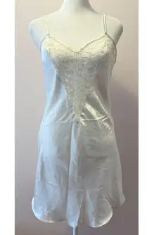 Vintage Victoria's Secret Gold Label Lace Silk Negligee Lingerie Size S