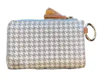 Boho checkered wallet