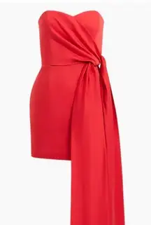 French Connection  red bow dress