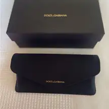 Dolce & Gabbana Black Glasses Case and Original Box, EUC
