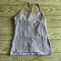 Lululemon power Y tank top size 6