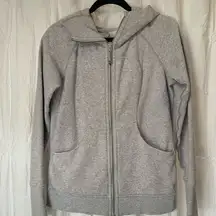 Lulu lemon scuba sweat shirt. Zip front. Size M. Gray