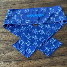 Unspeakable Tie Back Headband 36” Blue and White icons